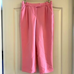 Worn once! Express Stylist Pink Trouser Size 2R!